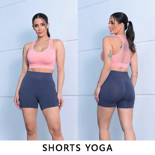 Yoga Shorts, Gym Shorts for Women, High Waist, Hip Lifting, High Elasticity, Breathable