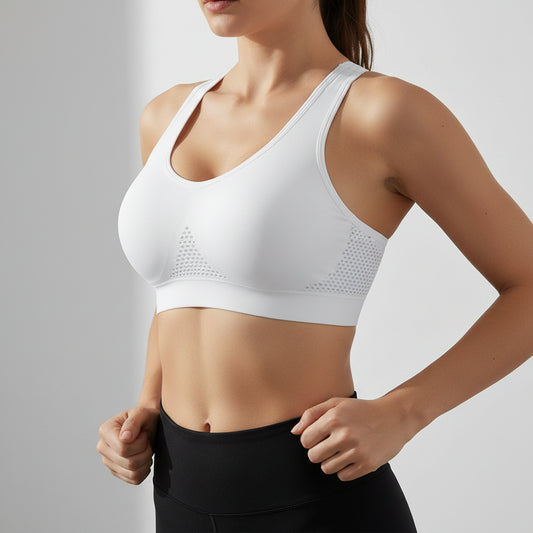 Beautiful Back Sports Bra Shockproof Running Fitness Anti-sagging Upper Collection Soft Support High-strength Women's Yoga Vest