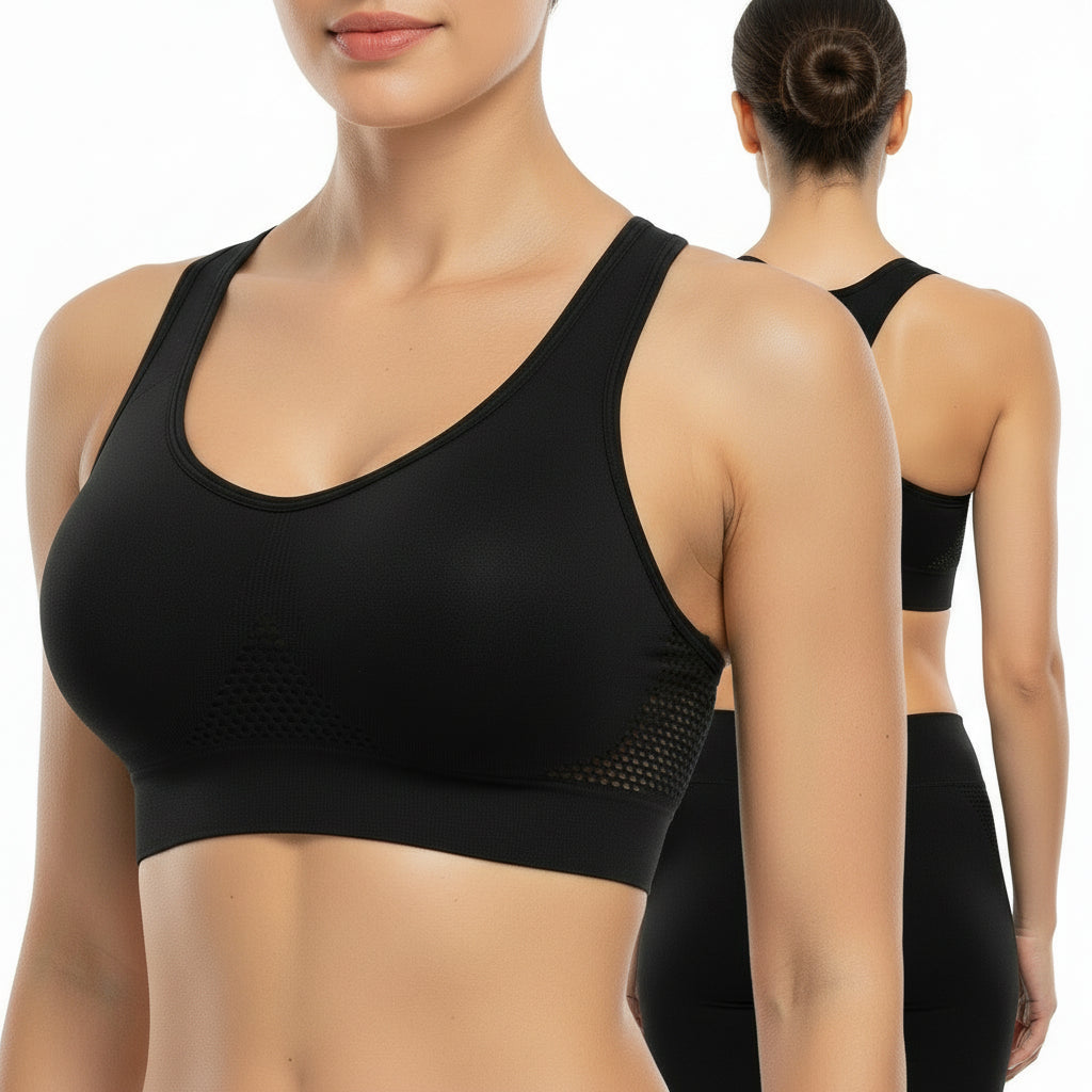 Beautiful Back Sports Bra Shockproof Running Fitness Anti-sagging Upper Collection Soft Support High-strength Women's Yoga Vest