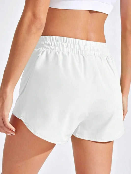 Shorts de ioga femininos, leggings elásticas para treino e corrida, ideais para academia e outras atividades físicas.